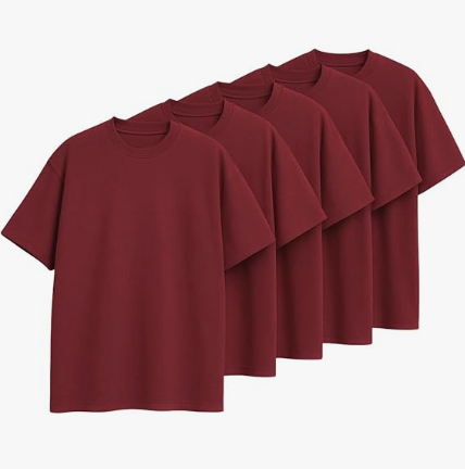 Kit 5 Camisetas Oversized Diversas