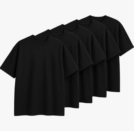 Kit 5 Camisetas Oversized Diversas