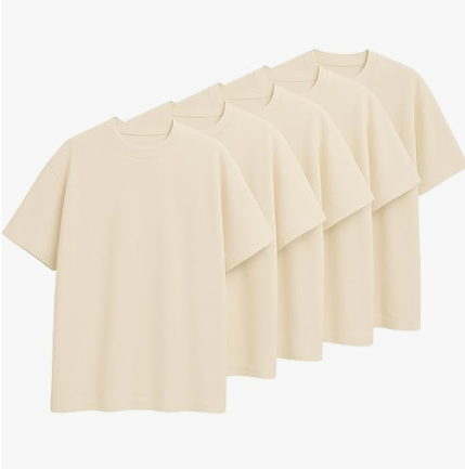 Kit 5 Camisetas Oversized Diversas