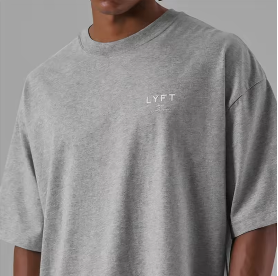 Camiseta fitness oversized