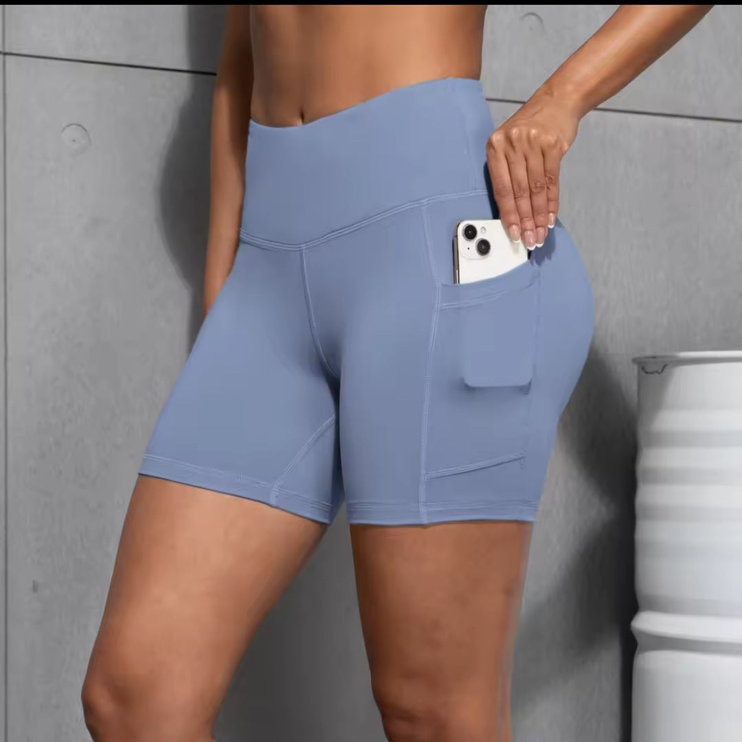 Short Legging com bolso respirável